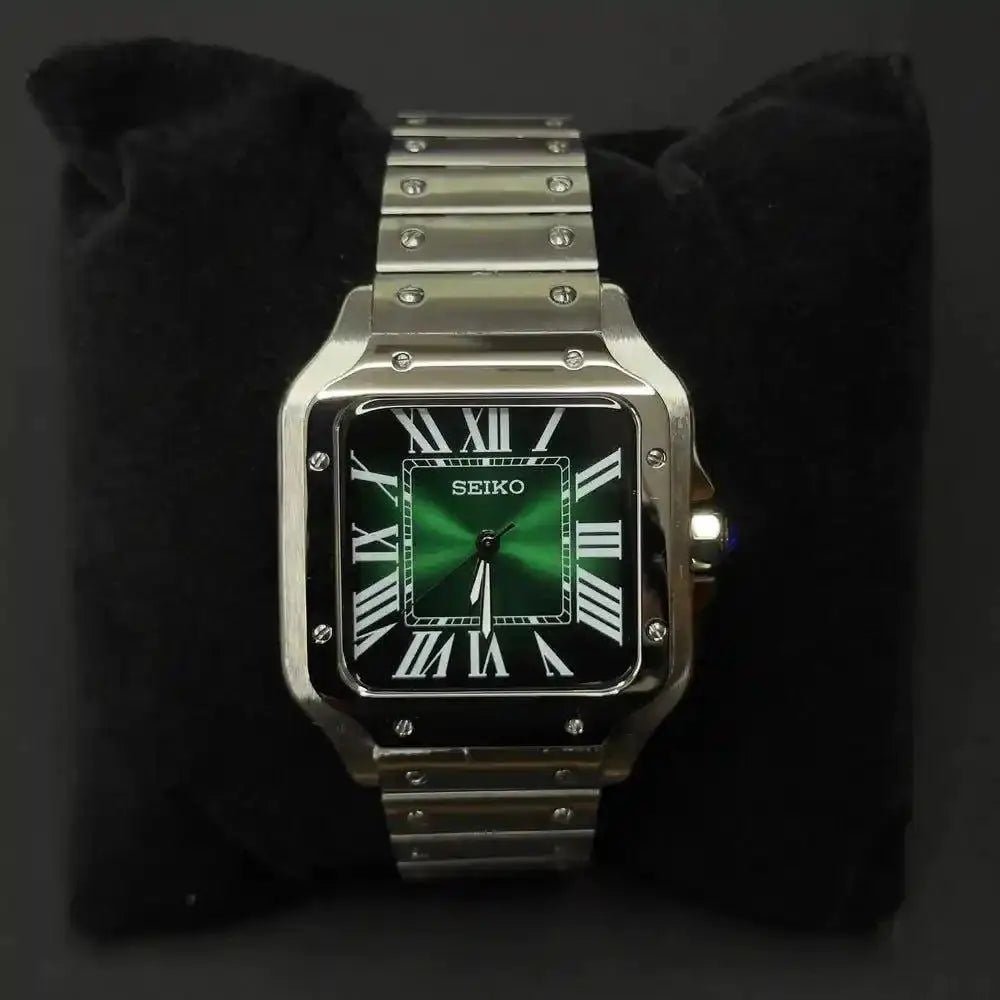 Seiko Mod Santos | Green - TWTwatches
