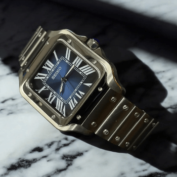 Seiko Mod Santos | Tiffany - TWTwatches