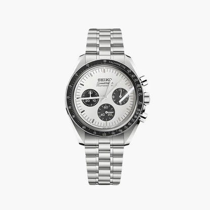 Seiko Mod Speedmaster | White - TWTwatches