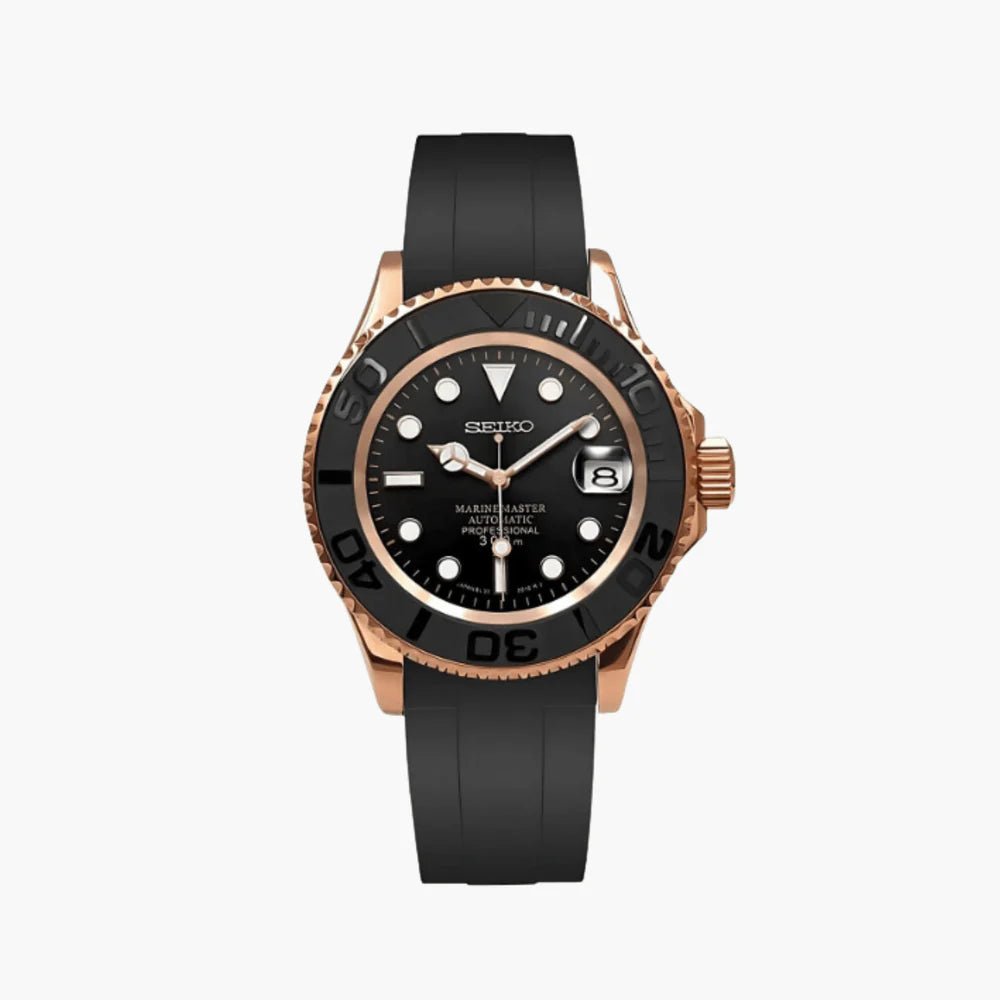 Seiko Mod Submariner Classic | Black - TWTwatches