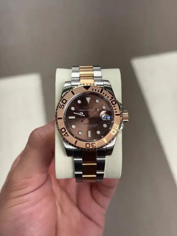 Seiko Mod Submariner | Rose Gold - TWTwatches