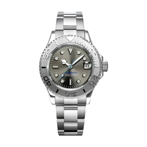 Seiko Mod Submariner | Silver - TWTwatches