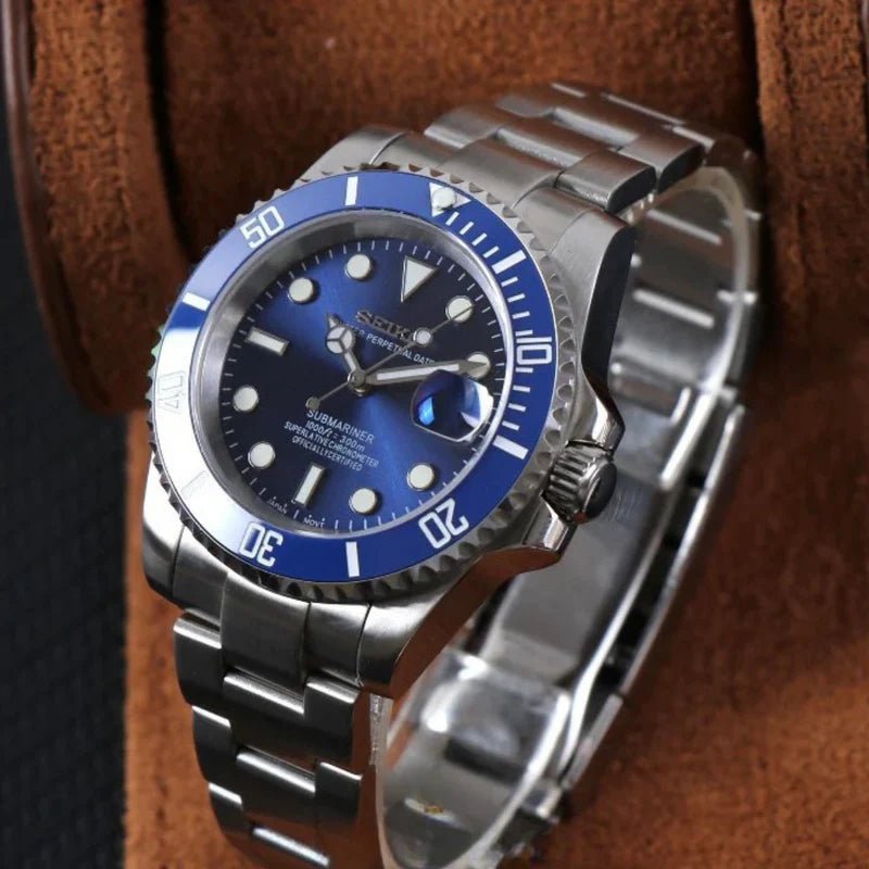 Seiko Mod Submariner | Smurf - TWTwatches
