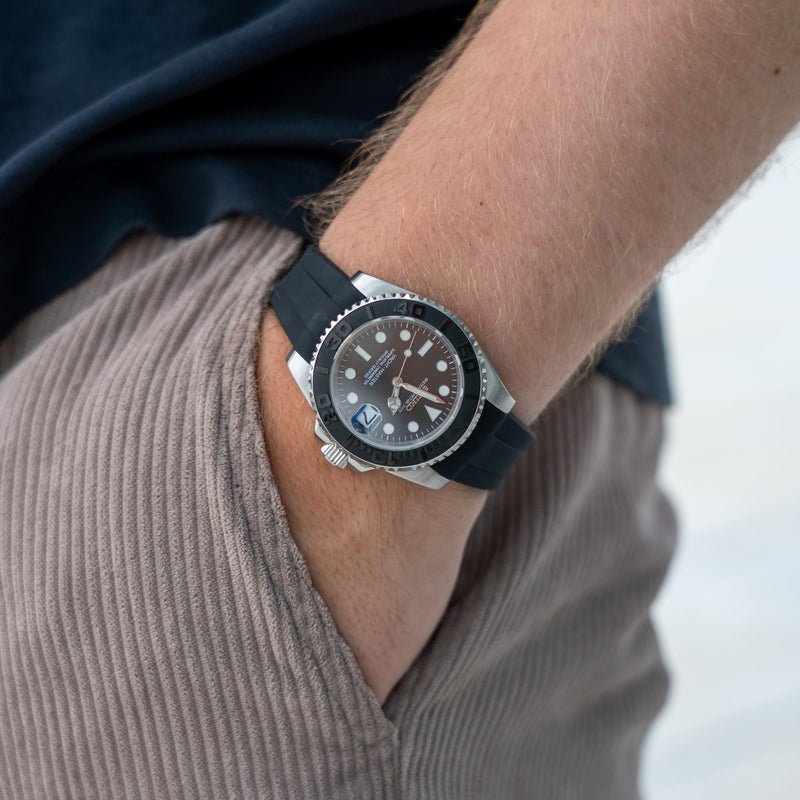 Seiko Mod Submariner Yachtmaster | Black - TWTwatches