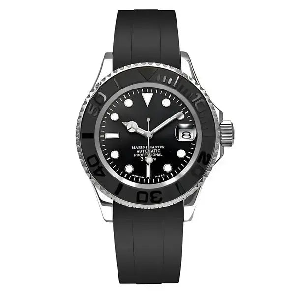 Seiko Mod Submariner Yachtmaster | Black - TWTwatches