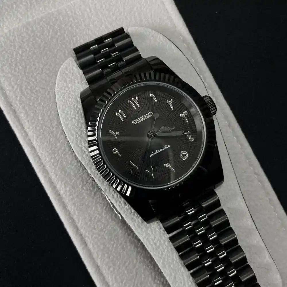 Seikojust Arabic Dial Full Black - My Store